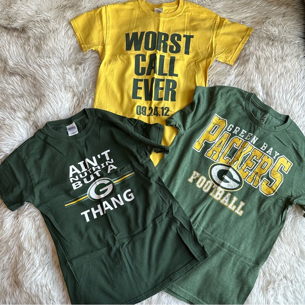 Green Bay Packers T-shirt bundle